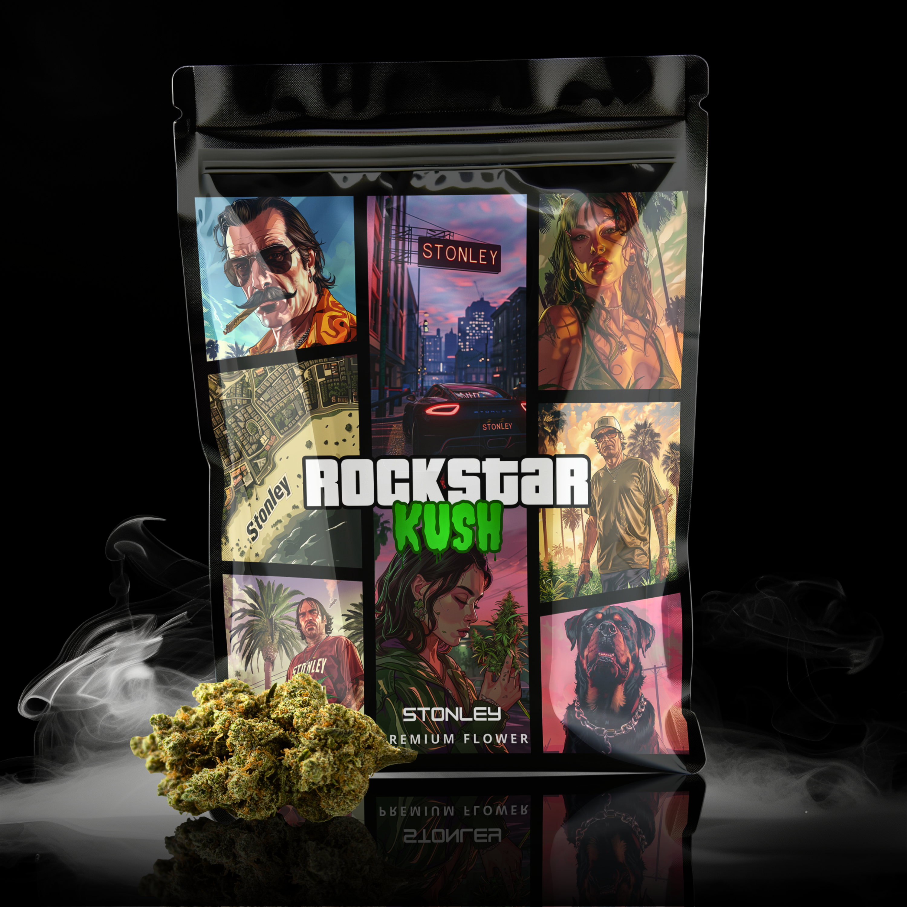 THCJD 10% Rockstar Kush